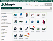 Tablet Screenshot of deacampada.com